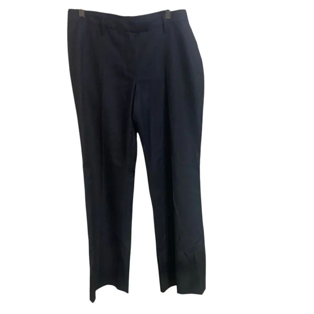 Gunex size 8 charcoal, gray dress pants 100% wool